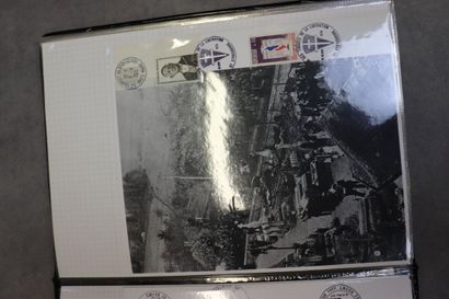 Réunion d'albums de timbres De Gaulle, Bourgogne...En...