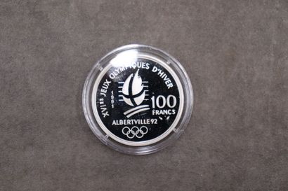 Monnaie de Paris. Coffret Albertville 92,...