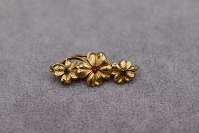 Broche plaqué or 