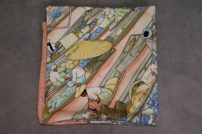 HERMES. Modèle Marché flottant du lac inlé....