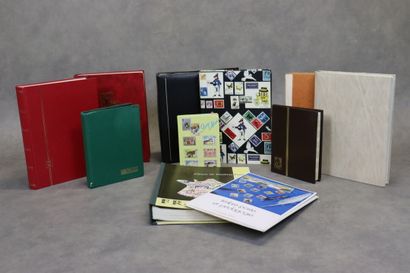 Réunion de dix albums de timbres France ...