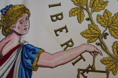 HERMES. Modèle République française, carré...