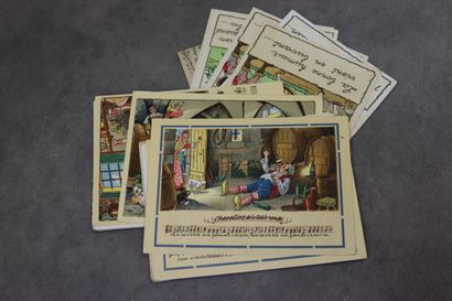 Réunion de 100 cartes postales anciennes...
