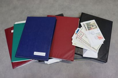 Réunion d'albums de timbres De Gaulle, Bourgogne...En...
