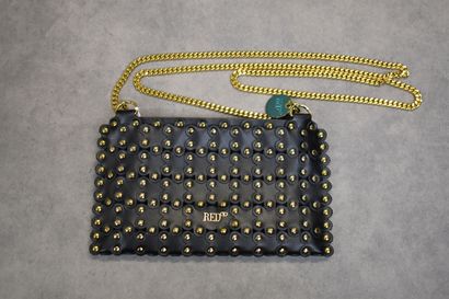 RED Valentino. Pochette de soirée en cuir...