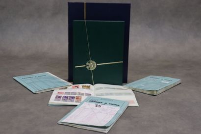 Collection de timbres français et suisses...