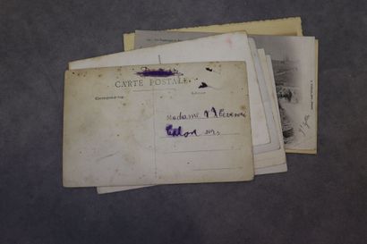 Réunion de 100 cartes postales anciennes...
