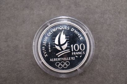 Monnaie de Paris. Coffret Albertville 92,...