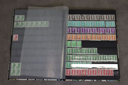 Réunion de dix albums de timbres France ...