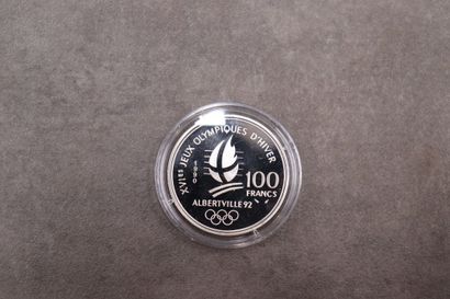 Monnaie de Paris. Coffret Albertville 92,...