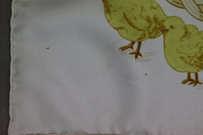 HERMES. Modèle Couvée d'hermès, carré en...