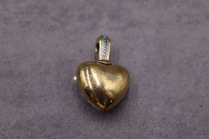Bague plaqué or et strass abimée TDD: 54...