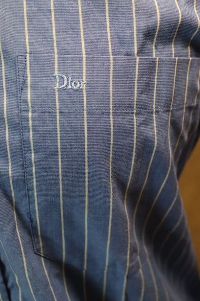 Christian DIOR. Réunion de trois chemises...