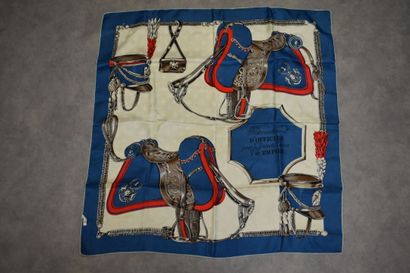 Réunion de deux foulards en soie: Pierre...