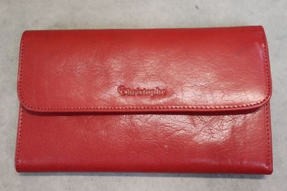 Réunion de pochettes, porte-documents, porte-cartes,...
