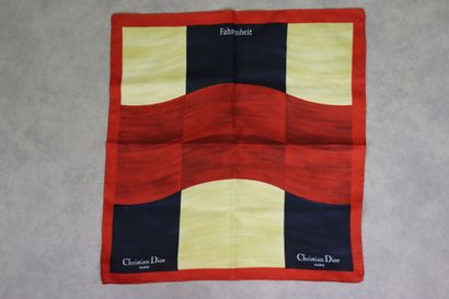 Réunion de trois pochettes cardin et dior,...