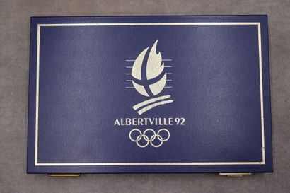 Monnaie de Paris. Coffret Albertville 92,...