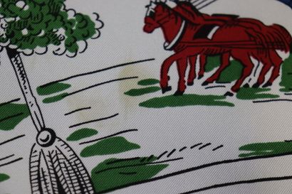 HERMES. Modèle Jeu des omnibus et dames blanches,...