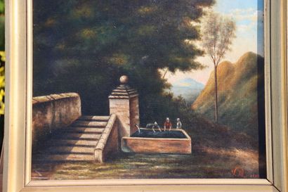 Aurore et Crépuscule
Ecole française du XIXème...