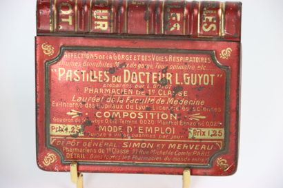 Objet publicitaire. Boite métallique. Circa...