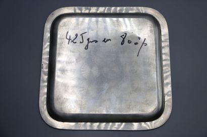 SILVER. Silver plate. 800/1000. Net weight:...