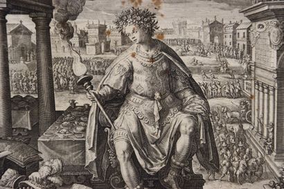 SADELER. XVIIe siècle. Gravure. 