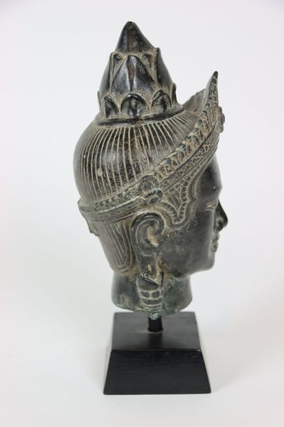 ASIA Head of Buddha of black color on its...