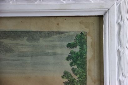 École du XIXe siècle. Le jardin, et le Palais...