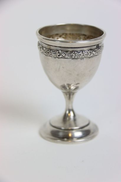 MASS SILVER: Batch of 2 kettledrums, one...