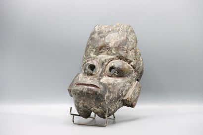 ASIA (NEPAL): Zoomorphic dance mask in wood...
