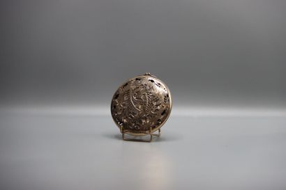BOUCHERON PARIS. Circular silver and vermeil...