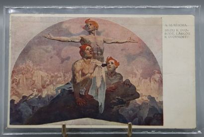 MUCHA Alphonse (1860-1939). Une carte postale...