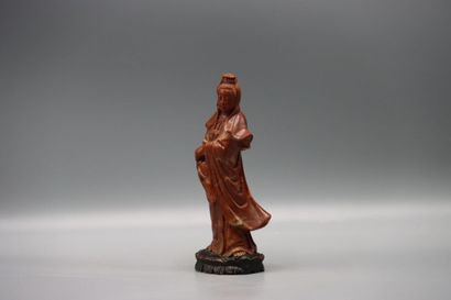 ASIA (CHINA) Buddhism : sculpture of GUANYIN...