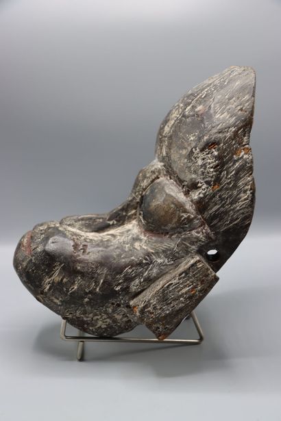 ASIA (NEPAL): Zoomorphic dance mask in wood...