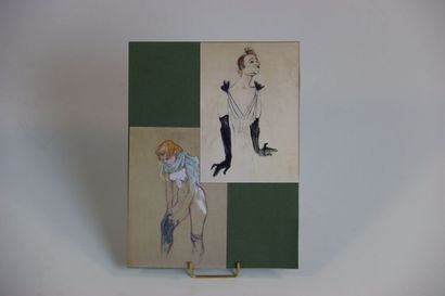 École du XXème siècle. Réunion de 2 techniques...