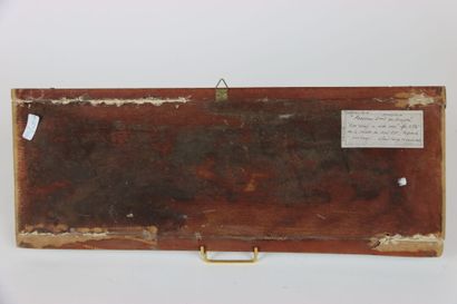 ASIE (CHINE) : Panneau rectangulaire en bois...