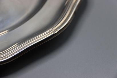 SILVER. Silver plate. Fillets. Net weight:...