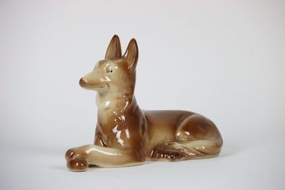 Saint Clément céramique: Chien berger allemand....