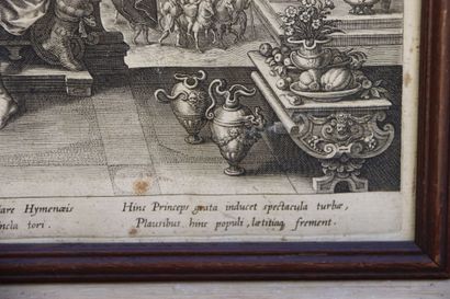 SADELER. XVIIe siècle. Gravure. 