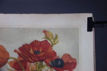 Travail du XXème, lithographie 