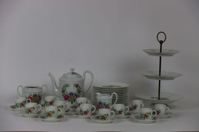 Porcelaine de Paris : Service à Gâteaux et...