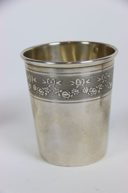 MASS SILVER: Batch of 2 kettledrums, one...