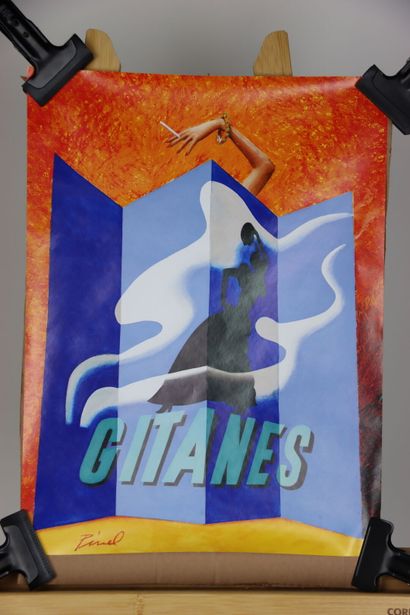 Advertising poster Hervé Pinel. Advertising...