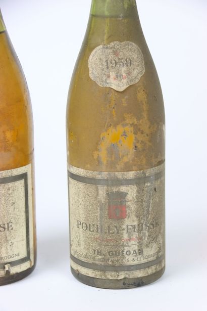 3 POUILLY-FUISSE
Lot of 3 bottles of POUILLY-FUISSE....