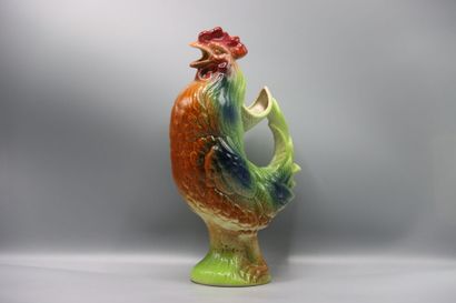 Pichet St Clément en forme zoomorphe de Coq....
