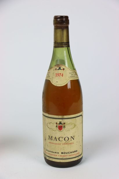 LOT DE 2 MACON 1974
Lot of 2 bottles of MACON....