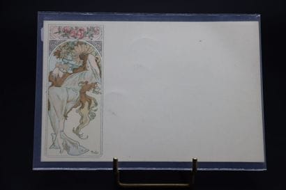 MUCHA Alphonse (1860-1939). Une carte postale...