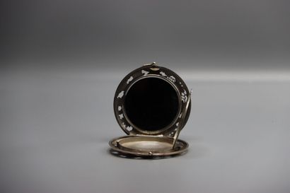 BOUCHERON PARIS. Circular silver and vermeil...