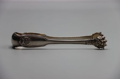 SILVER. Silver sugar tongs. Minerva. Lion...