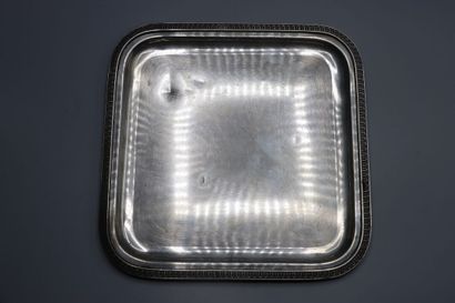 SILVER. Silver plate. 800/1000. Net weight:...